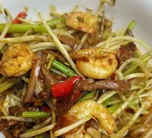 Beef and Shrimp Combo