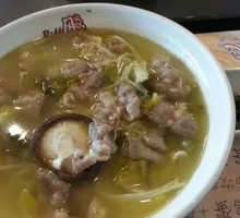 Sour Soup Golden Mushroom Beef Noodles