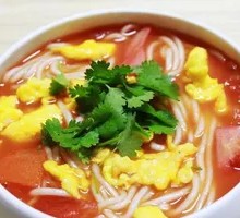 番茄炒蛋盖浇面