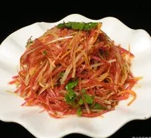 Cold-Mixed Radish Strips