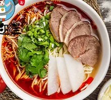 Lanzhou Beef Noodle Soup with Separated Noodles and Broth