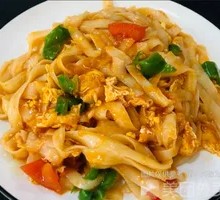 Egg Stir-Fried Knife-Sliced Noodles