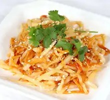 Golden Mushroom and Bamboo Shoot Stir-fry