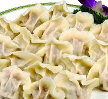 Chinese cabbage and pork dumplings
