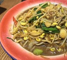 Glass Noodles with Bean Sprouts