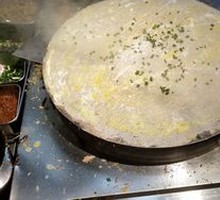 Scattered Green Onion and Cilantro