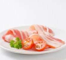 Double Egg Crispy Pancake with Meat Floss and Bacon