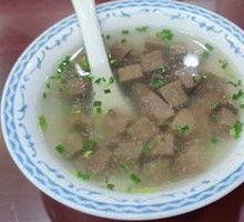 Chicken and Duck Blood, Intestines, and Gizzards