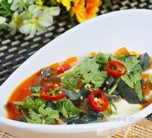 Century egg tofu salad