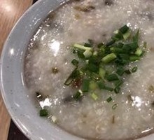 Congee with Century Egg and Pork