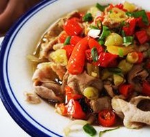 Spicy Beef with Pepper Rings