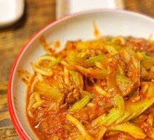 Urumqi Spiced Beef Fried Rice Noodles