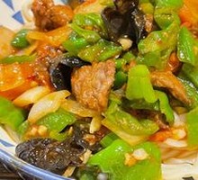 Fried Meat Noodles