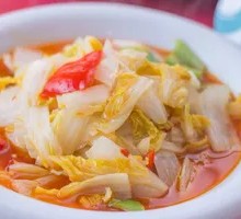 Spicy and Sour Napa Cabbage