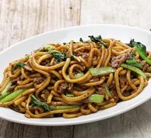 Beef and Egg Fried Noodles