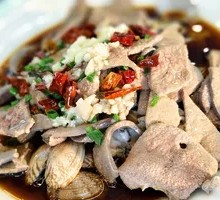 Clam Stir-fried Pork Liver