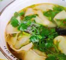 Chinese Herb and Pork Dumplings with Crispy Pork Rind