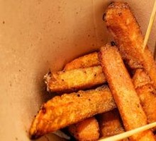 Crispy Sweet Potato with Plum Sauce