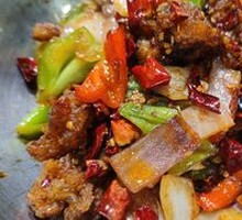 Spicy Pork Intestines Stir-fry