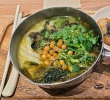 Spicy Sour Fish Noodles in Golden Soup