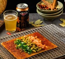 Classic Pickled Beans Roasted Sweet Potato Skin