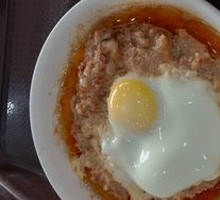 Minced Pork Steamed Egg