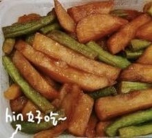 Drumstick Bean and Potato Stir-fry