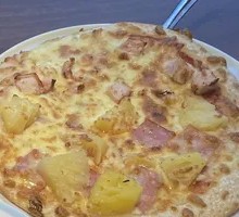 Bacon and Chicken Double Pizza