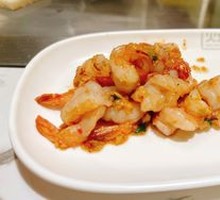 Garlic Shrimp with Tails