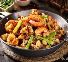 Dry Pot Frog and Shrimp