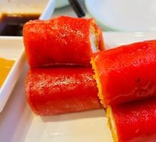 Crispy Red Rice Noodle with Golden Sand