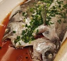 Scallion Oil Steamed Sea Bass
