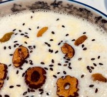 Egg Milk Sweet Rice Wine Porridge