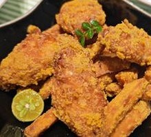 Egg Yolk Sweet Potato Baked Chicken Wings