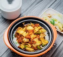 Potato and Pork Belly Baozi Rice