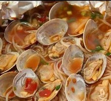 Aluminum Foil Clam Noodles