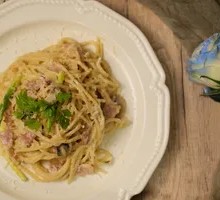 Creamy Mushroom Bacon Pasta