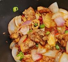 Spicy Pig Intestine Chicken