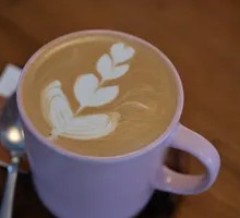 Vanilla Blue Citrus Caramel Latte