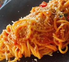 Garden Meat Sauce Noodles