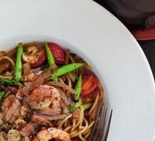 Shrimp and Ham Pasta