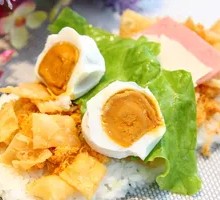 Salted Egg Yolk Rice Ball