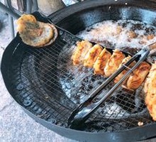 Chives and Radish Strips