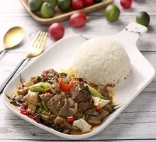 Single-Portion Beef Offal Hot Pot Rice