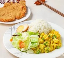 Golden Pork Cutlet Rice