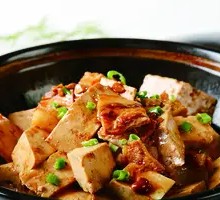 Stir-fried Tofu with Rice