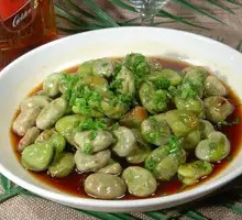 Scallion Oil Broad Beans