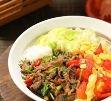 Stir-fried Yellow Beef with Rice
