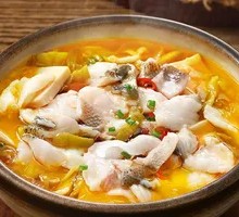 Golden Sour Cabbage Sea Bass