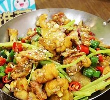 Spicy Frog Legs in Dry Pot